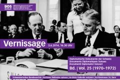 Flyer of the vernissage