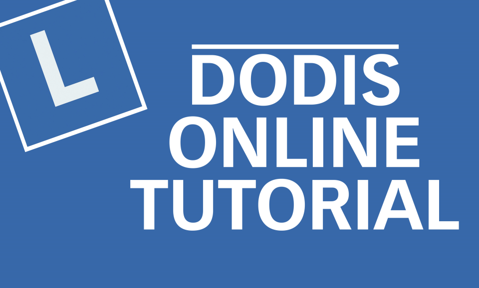 Dodis Online Tutorial Dodis Online Tutorial Badge